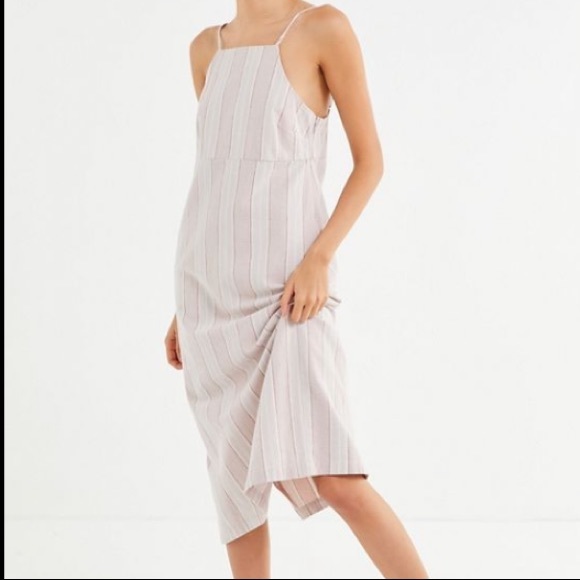 Urban Outfitters Dresses & Skirts - UO Sicily Linen side button midi dress